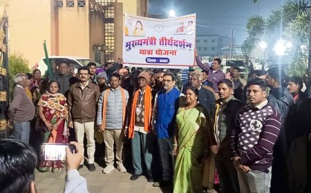 सांसद श्री महेश कश्यप ने हरी झंडी दिखाकर, 356 तीर्थयात्रियों को किया रवाना –