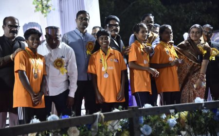 खेल एक साधना है जिससे भविष्य को बेहतर बना सकते हैं - अनुसूचित जनजाति आयोग अध्यक्ष :श्री रूप सिंह मंडावी