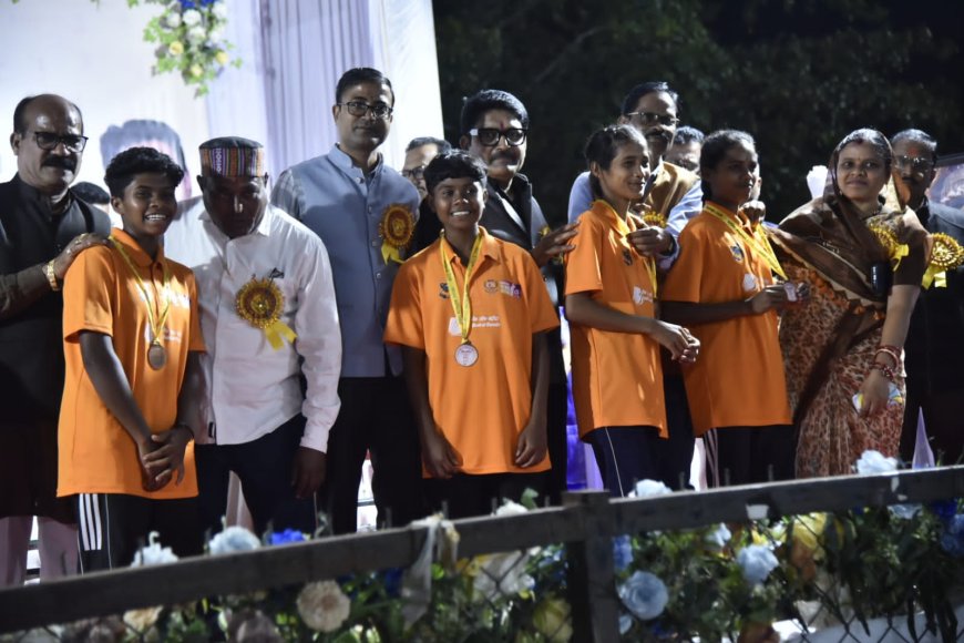 खेल एक साधना है जिससे भविष्य को बेहतर बना सकते हैं - अनुसूचित जनजाति आयोग अध्यक्ष :श्री रूप सिंह मंडावी