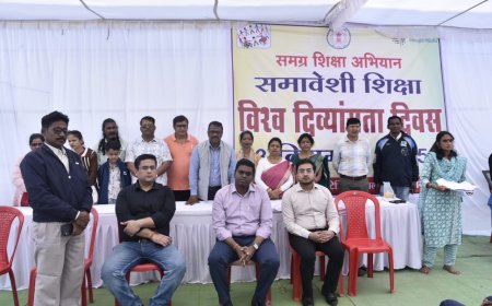 दिव्यांग बच्चों के खेल में दिखा अदम्य साहस,  जगदलपुर में कलेक्टर ने बढ़ाया मनोबल, कहा- सहभागिता ही सबसे बड़ी जीत