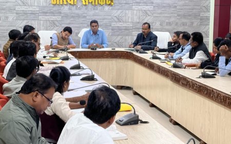 ओलम्पिक 2025 के संभाग स्तरीय प्रतियोगिता के आयोजन की तैयारियों के संबन्ध में बैठक–