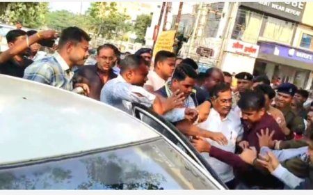 अमित बघेल ने किया सरेंडर, थाना और कोर्ट परिसर में बड़ी संख्या में फोर्स तैनात