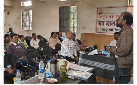 तोकापाल में दिया गया सघन कुष्ठ खोज और मलेरिया मुक्त छत्तीसगढ़ अभियान का प्रशिक्षण