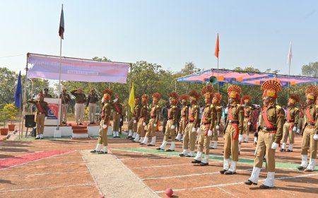 161 नवनियुक्त नगर सैनिकों का दीक्षांत समारोह संपन्न ,मुख्य अतिथि श्री वीके लकड़ा ने ली परेड की सलामी