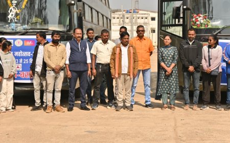 सांसद श्री महेश कश्यप ने इंदिरा प्रियदर्शिनी स्टेडियम से दिखाई हरी झंडी, युवाओं में दिखा भारी उत्साह