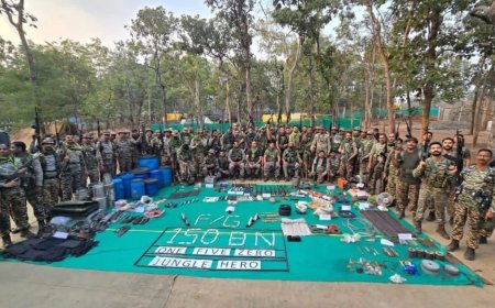 सुकमा में नक्सलियों की अवैध हथियार फैक्ट्री ध्वस्त, हथियार व विस्फोटक  बरामद