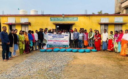 कुम्हरावण्ड अनुसंधान केंद्र में कंद फसलों पर दिया गया प्रशिक्षण