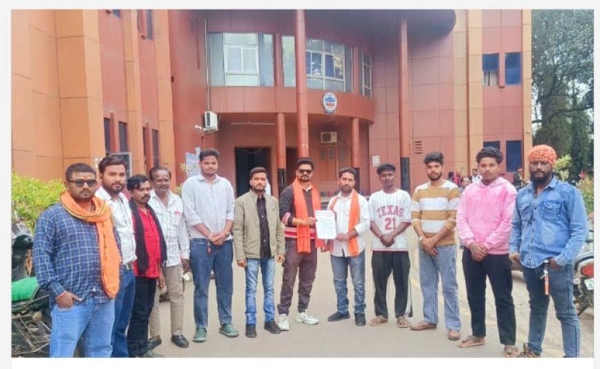 शाहिद पार्क के पास ठेले में पके हुए मांस बेचे जाने के विरोध में –विश्व हिंदू परिषद  बजरंग दल ,उग्र आंदोलन की चेतावनी