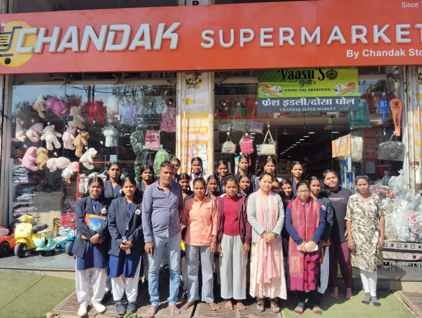 सेजस की छात्राओं ने सुपरमार्केट में लिया व्यावहारिक ज्ञान का अनुभव