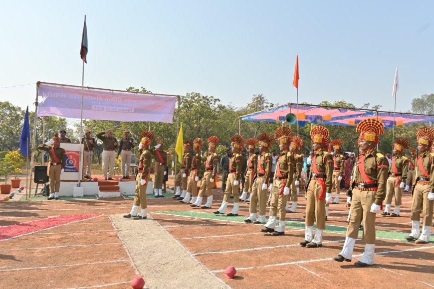 161 नवनियुक्त नगर सैनिकों का दीक्षांत समारोह संपन्न ,मुख्य अतिथि श्री वीके लकड़ा ने ली परेड की सलामी