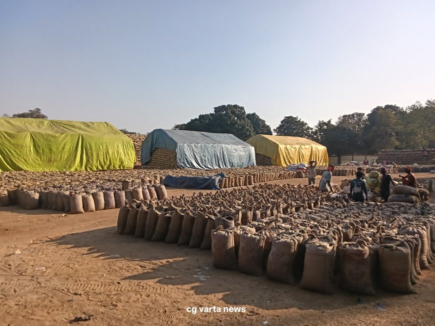 बस्तर संभाग के धान खरीदी केंद्रों में ,धान का उठाव नहीं होने से भारी किल्लत–