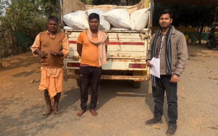 बकावंड में 'धान माफिया' पर प्रशासन का प्रहार , 22 क्विंटल अवैध धान समेत पिकअप जब्त