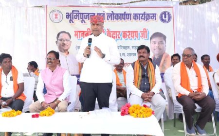 वन मंत्री श्री केदार कश्यप ने नारायणपुर विधानसभा क्षेत्र में दी 13 करोड़ रूपए से ज्यादा के विकास कार्यों की सौगात