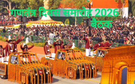 गणतंत्र दिवस समारोह आयोजन हेतु 13 जनवरी को होगी तैयारी बैठक