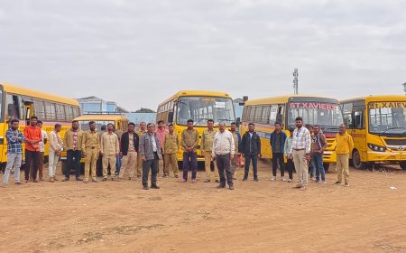 बस्तर में स्कूली बच्चों के सुरक्षित परिवहन की पहल, 69 बसों की हुई सघन जांच