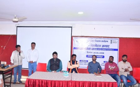 शिल्पकारों को आत्मनिर्भर बनाना तथा उन्हें आधुनिक तकनीक और सुविधाओं से जोड़ना है उद्देश्य : सांसद श्री महेश कश्यप