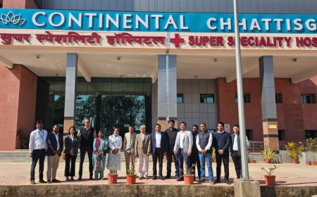 जगदलपुर में चिकित्सा सेवाओं के विस्तार की कवायद , कांटिनेंटल सुपर स्पेशलिटी अस्पताल का हुआ निरीक्षण