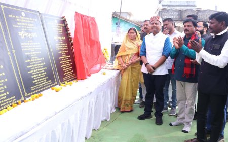 मंत्री केदार कश्यप ने बस्तर विकासखंड को दी 5.84 करोड़ से अधिक के विकास कार्यों की सौगात