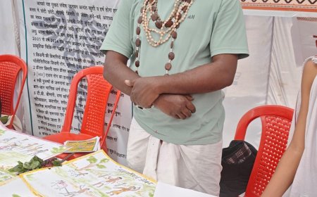 दरभा के भगत राम ने लाल भाजी, हल्दी पत्थर और कोयले से कैनवास पर बिखेरे रंग