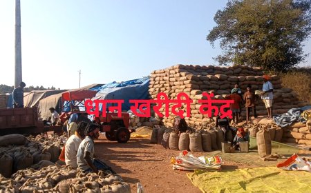 बस्तर संभाग में धान खरीदी का महाअभियान में 13 लाख 55 हजार मीट्रिक टन धान की हुई बंपर आवक