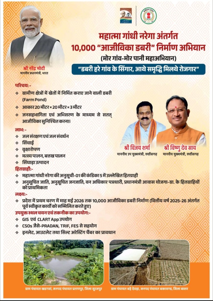 436 डबरियों के निर्माण का लक्ष्य, 255 डबरियों की मिल चुकी स्वीकृति