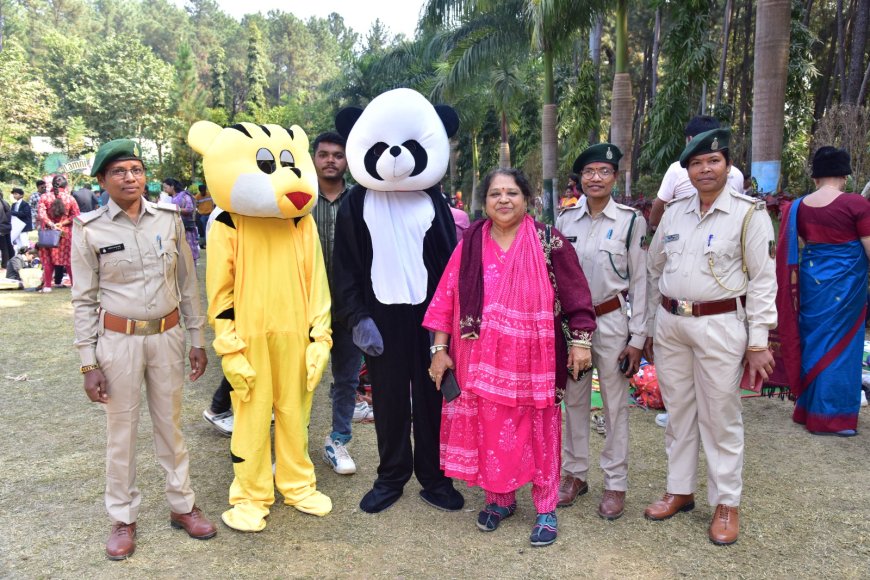 मकर संक्रांति पर लामनी पार्क में दिखा प्रकृति और संस्कृति का अनूठा संगम, चित्रकला और पतंगबाजी में उमड़ा जनसैलाब