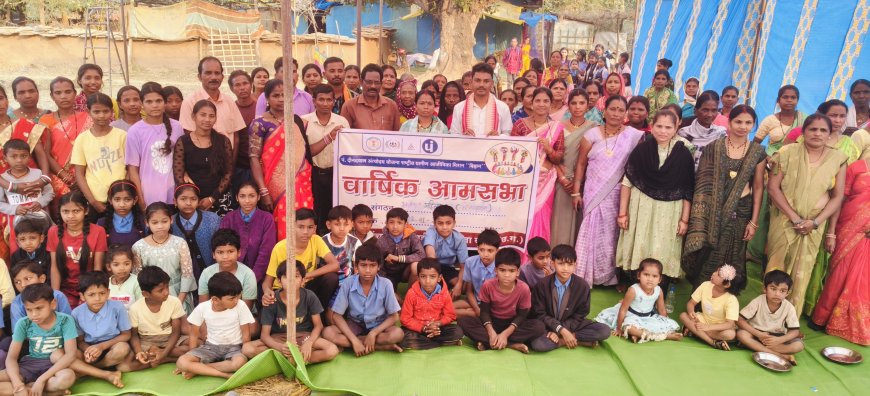 ग्राम गढ़िया में महिला ग्राम संगठन वार्षिक आमसभा संपन्न,आत्मनिर्भर और सशक्त हो रही है गांव की महिलाएं