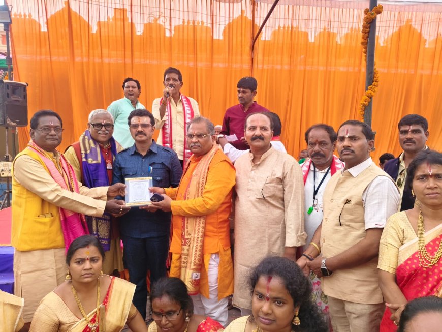 श्री श्री श्री भगवान वेंकटेश्वर स्वामी श्री बालाजी मंदिर जगदलपुर के रजत जयंती महोत्सव के उपलक्ष्य में आज महाअभिषेक कार्यक्रम संपन्न