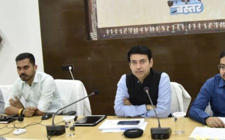 लोक सेवा गारंटी अधिनियम के तहत आवेदनों का समय सीमा में करें निराकरण - कलेक्टर श्री आकाश छिकारा