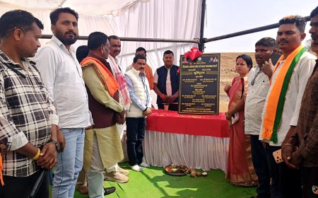 चित्रकोट विधानसभा क्षेत्र में  851.94  लाख रुपए के जल संसाधन कार्यों का भूमिपूजन