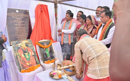 सांसद महेश कश्यप ने बालेन्गा में 2.82 करोड़ के तटरक्षण कार्य का किया भूमिपूजन