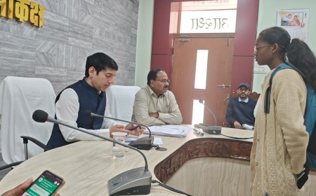कलेक्टर की संवेदनशीलता से छात्रा की राह हुई आसान , जनदर्शन में सुनी गई व्यथा
