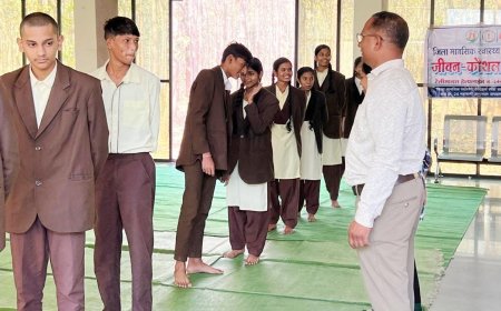 प्रयास आवासीय विद्यालय में जीवन कौशल और तनाव प्रबंधन पर विशेष सत्र