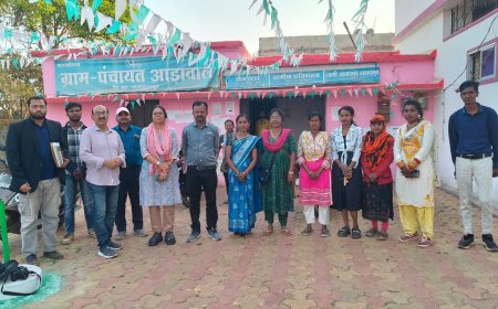 आड़ावाल में जल प्रबंधन और स्वच्छता कार्यों का धरातल पर अवलोकन कर यूनिसेफ ने की सराहना