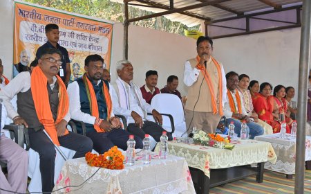 बस्तर का समग्र विकास और जनता की समस्याओं का त्वरित निदान हमारी सर्वोच्च प्राथमिकता: – सांसद महेश कश्यप