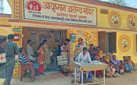 आयुष्मान और वय वंदन योजना के तहत हितग्राहियों  का कार्ड बनवाने के लिए जिले में किया गया विशेष शिविर