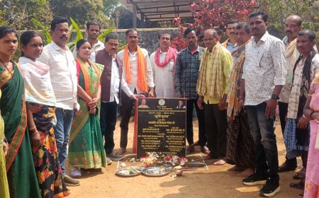 टाहकापाल में 14.57 लाख रुपये के विकास कार्यों का भूमिपूजन