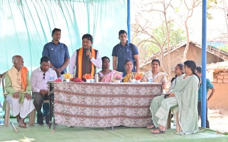 इच्छापुर में 'जीराम जी जनचौपाल' संपन्न, चौपाल को सांसद महेश कश्यप ने किया सम्बोधन