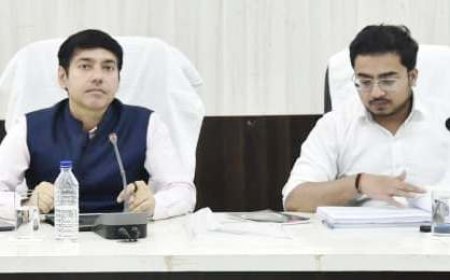 पंचायत एवं ग्रामीण विकास विभाग की योजनाओं की व्यापक समीक्षा, समयबद्ध क्रियान्वयन के दिए निर्देश – कलेक्टर आकाश छिकारा