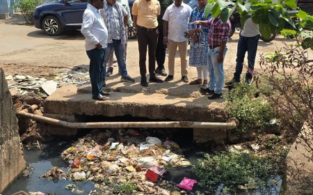 महापौर – संजय पांडे ने किया नगर भ्रमण, लिए गये आवश्यक निर्णय