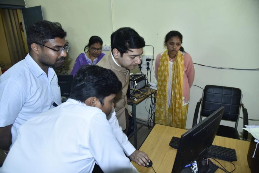 कलेक्टर आकाश छिकारा ने किया लोहंडीगुड़ा तहसील एवं एसडीएम कार्यालय का औचक निरीक्षण