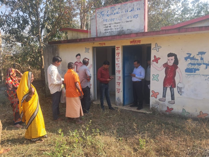 स्वच्छता मिशन को गति देने बस्तर के गांवों में पहुँची राज्य और यूनिसेफ की टीम
