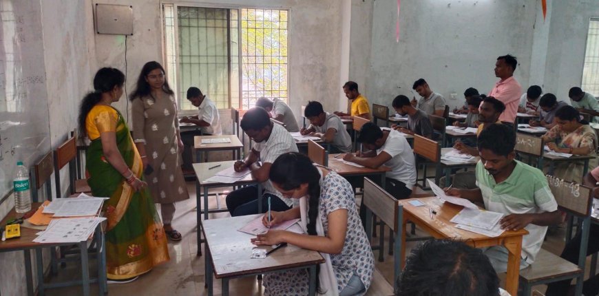 कड़ी  सुरक्षा एवं अनुशासन के बीच सम्पन्न हुई सीजीपीएससी परीक्षा