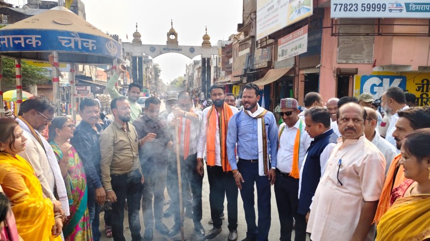 भाजपा किसान मोर्चा ने राहुल गांधी का  फुंका पुतला