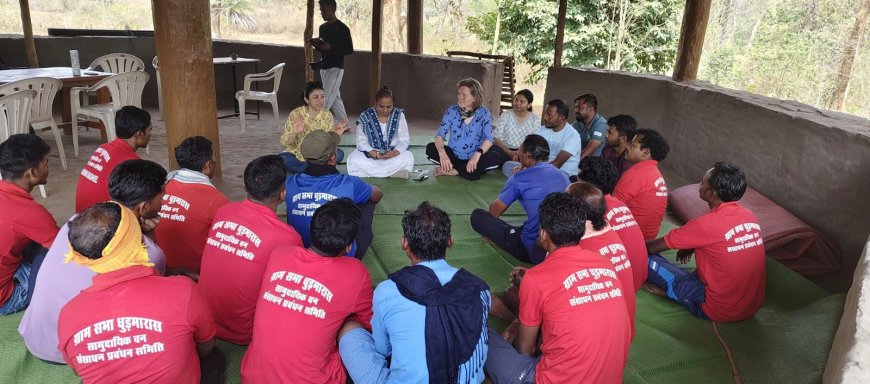 बस्तर के धुड़मारास  में अंतरराष्ट्रीय मानकों के अनुरूप ग्राम उन्नयन की नई पहल