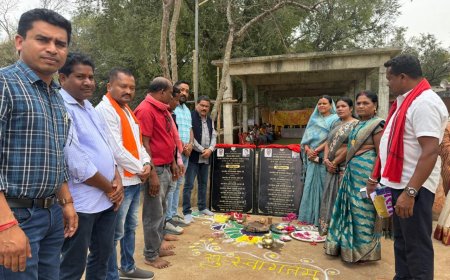 तोकापाल ब्लॉक के ग्राम एरण्डवाल एवं राजूर में 15.11 लाख रुपये के विकास कार्यों का भूमिपूजन :‌ विधायक  विनायक गोयल