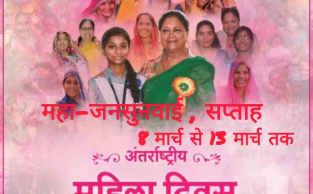 बस्तर में 'महा-जनसुनवाई सप्ताह' का आयोजन, अंतरराष्ट्रीय महिला दिवस पर राज्य महिला आयोग की बड़ी पहल