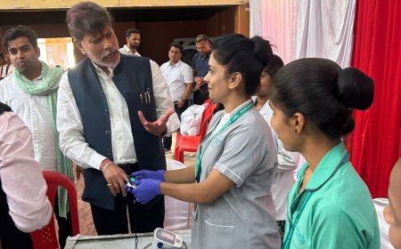 अंतरराष्ट्रीय महिला दिवस पर कोंटीनेंटल हॉस्पिटल ने लगाया स्वास्थ्य शिविर