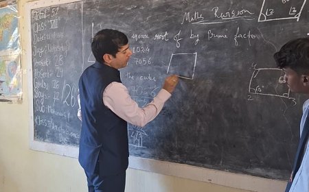 कलेक्टर श्री आकाश छिकारा का औचक निरीक्षण स्कूल, अटल टिंकरिंग लैब और आंगनबाड़ी केंद्रों की व्यवस्थाओं का लिया जायजा