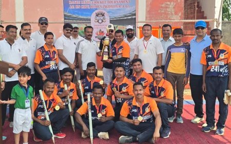 241 बस्तरिया बटालियन सी.आर.पी.एफ. द्वारा क्रिकेट प्रतियोगिता-2026 का आयोजन किया गया